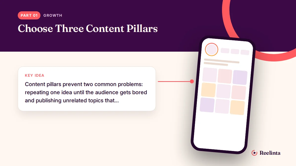 Choose Three Content Pillars