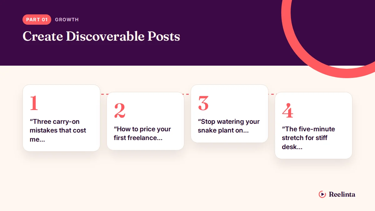 Create Discoverable Posts