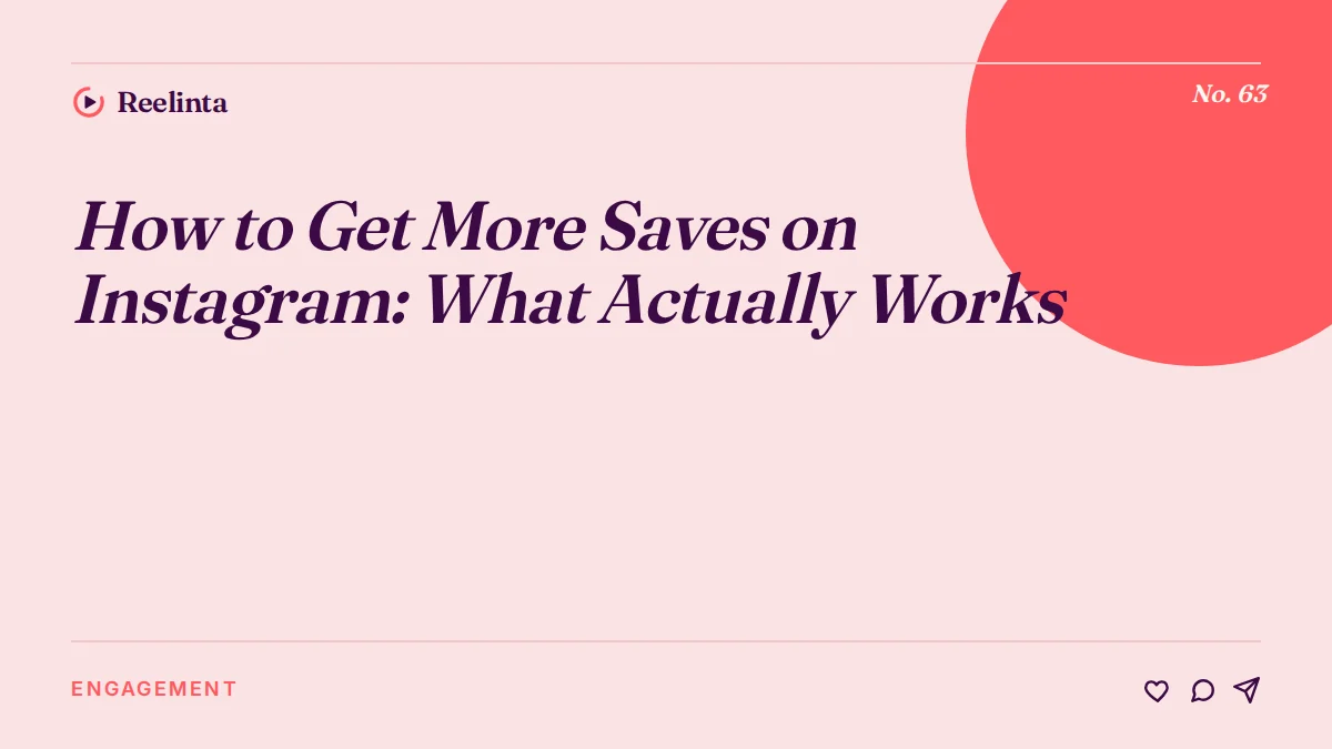 How to Get More Saves on Instagram