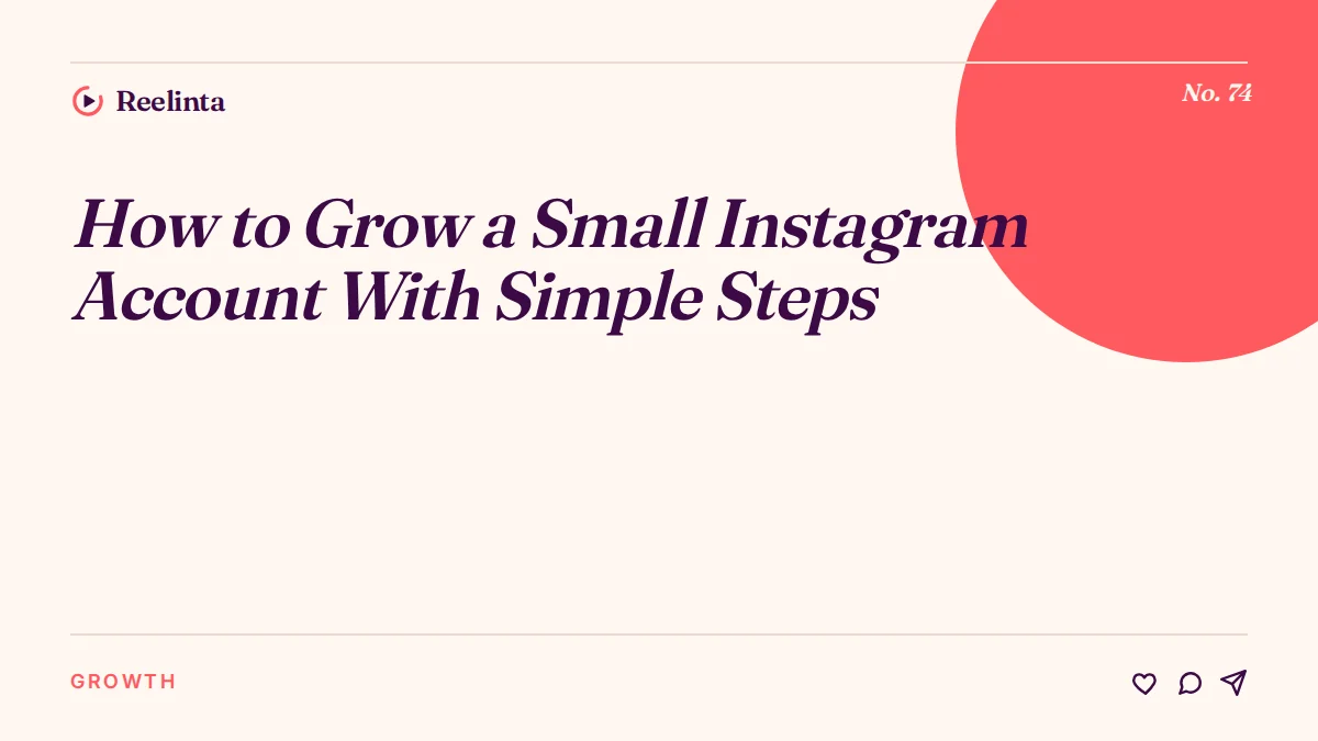 How to Grow Small Instagram Account
