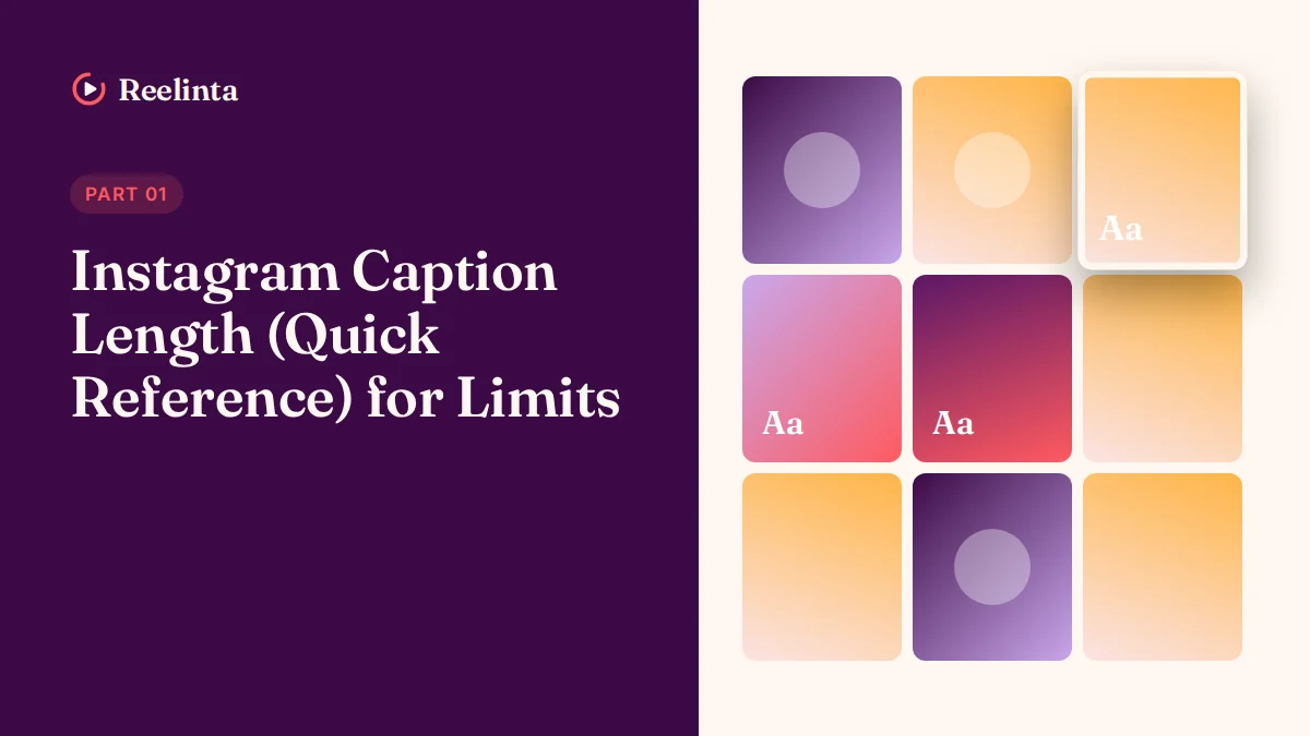 Instagram Caption Length Quick Reference for Limits