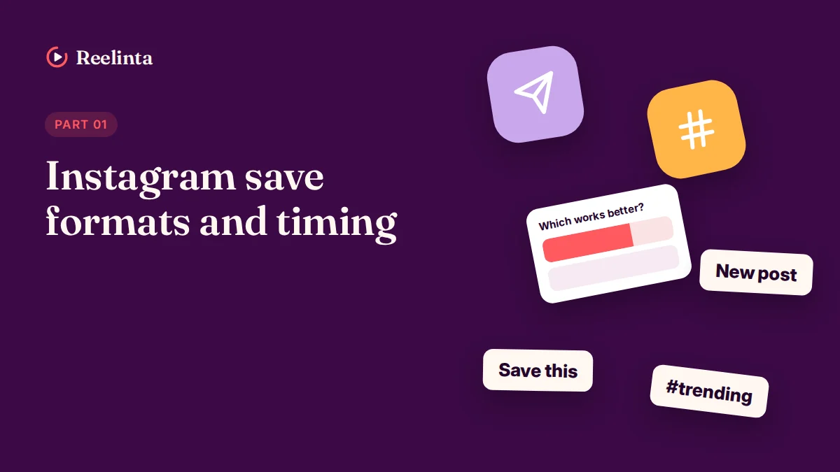 Instagram Save Formats and Timing