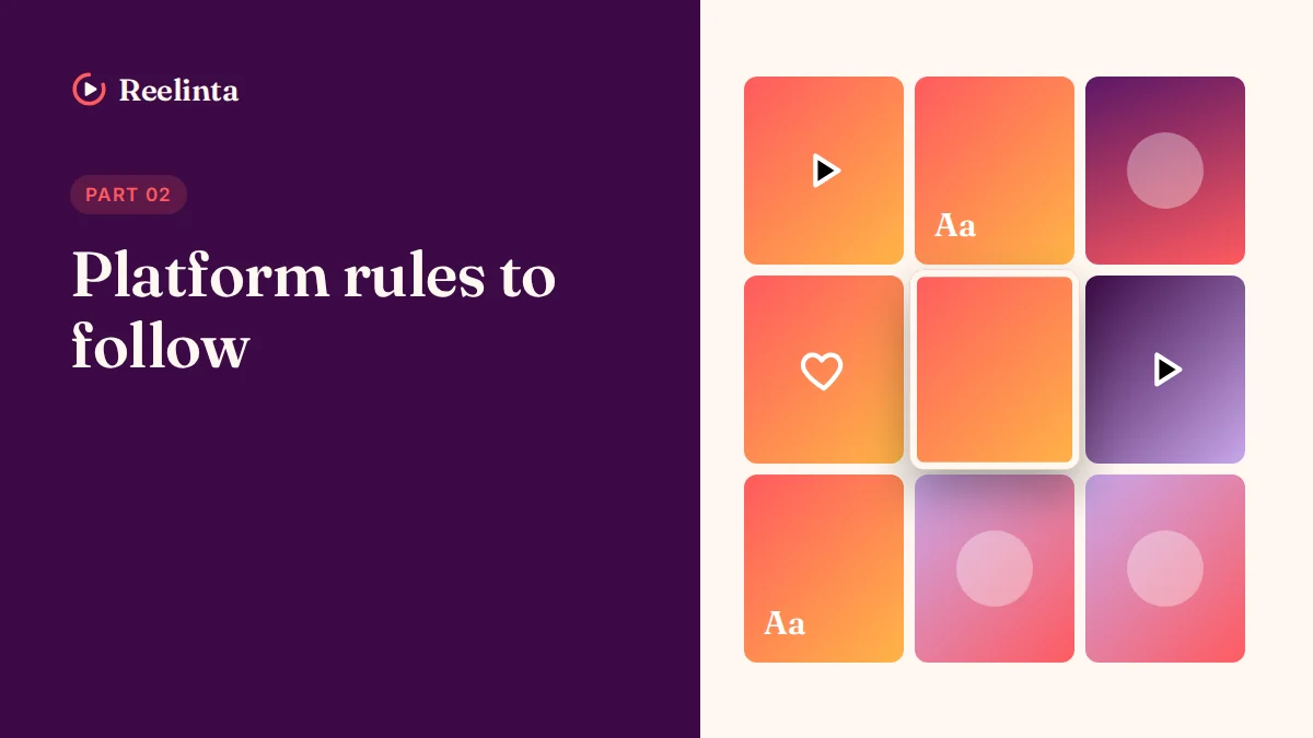 Platform Rules to Follow